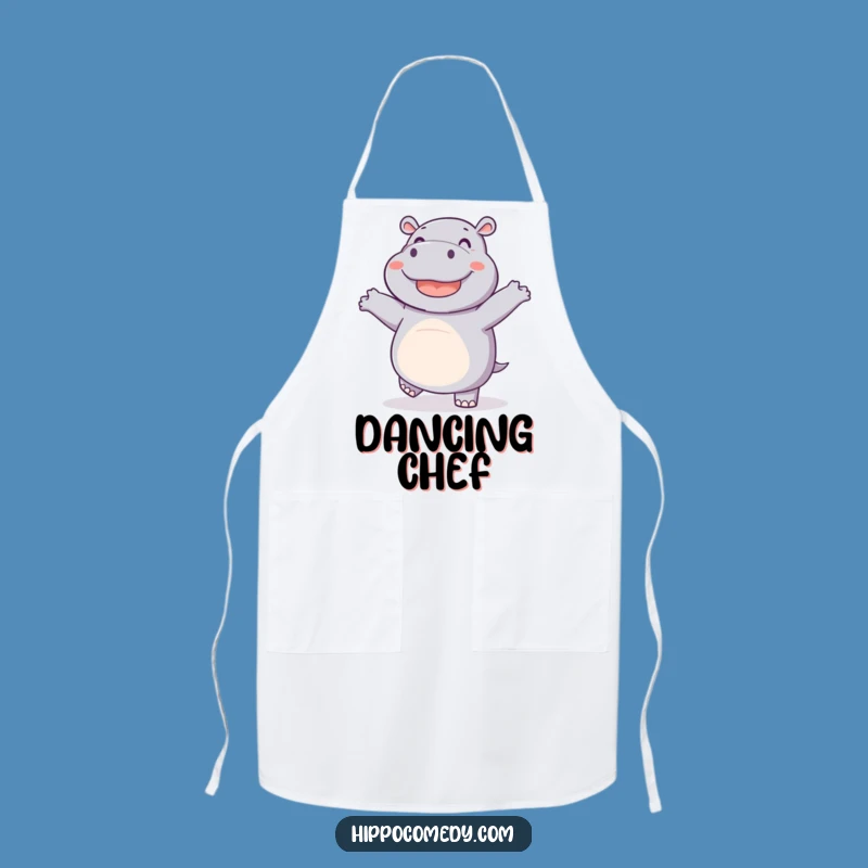 Funny Dancing Hippo Apron - Cook Up Joyful Laughs!