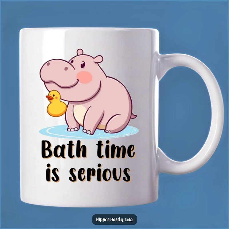 Funny Kawaii Hippo Duckie Delight Mug: Absolute Joy in Every Sip