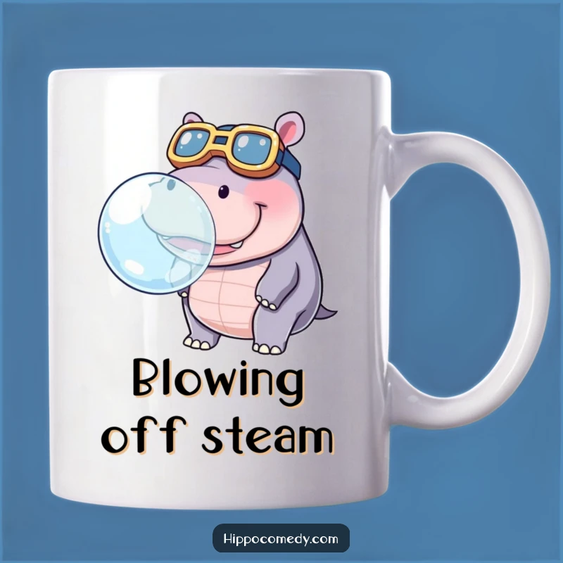 Funny Hippo Bubble Mug: Hilarious Gift for Bubble Lovers & Fun Seekers